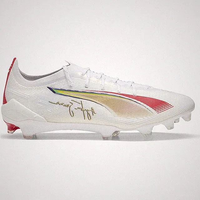 PUMA Ultra 5 Ultimate Senna Firm Ground Soccer Cleats Mens White Sneakers Athlet
