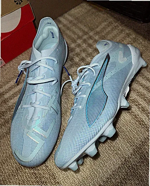 PUMA Ultra 6 Faster Molded Soccer Cleats Blue, M10-W11.5