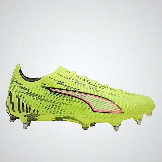 PUMA Ultra 6 Ultimate Mixed GroundSoft Ground Soccer Cleats Mens Yellow Sneakers