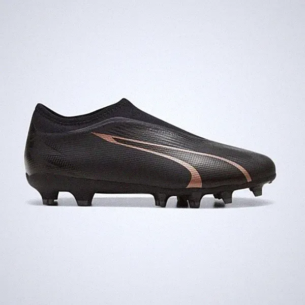 Puma Ultra Match Soccer Cleats Big Kids 4 Black Firm Ground/Artificial Ground