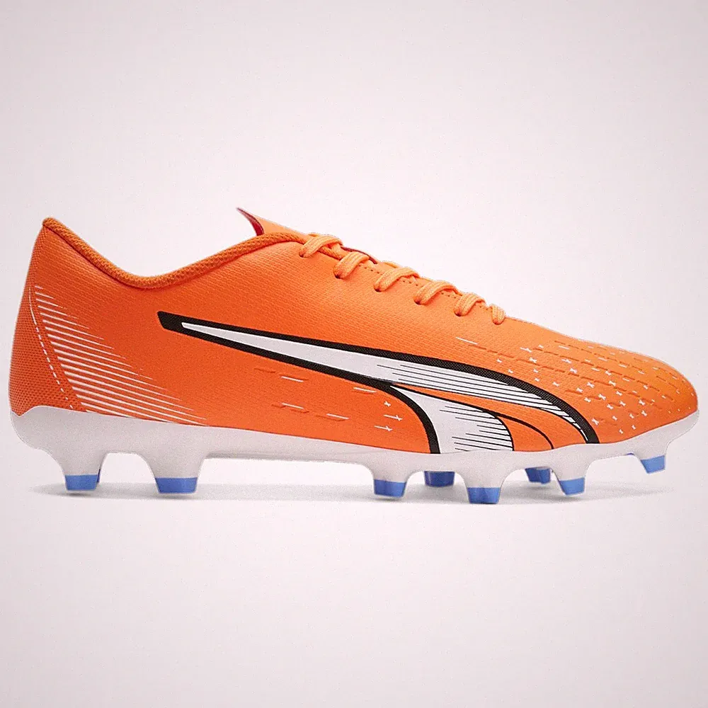 PUMA Ultra Play Firm Ground Soccer Cleats Mens Orange Sneakers Athletic Shoes 10