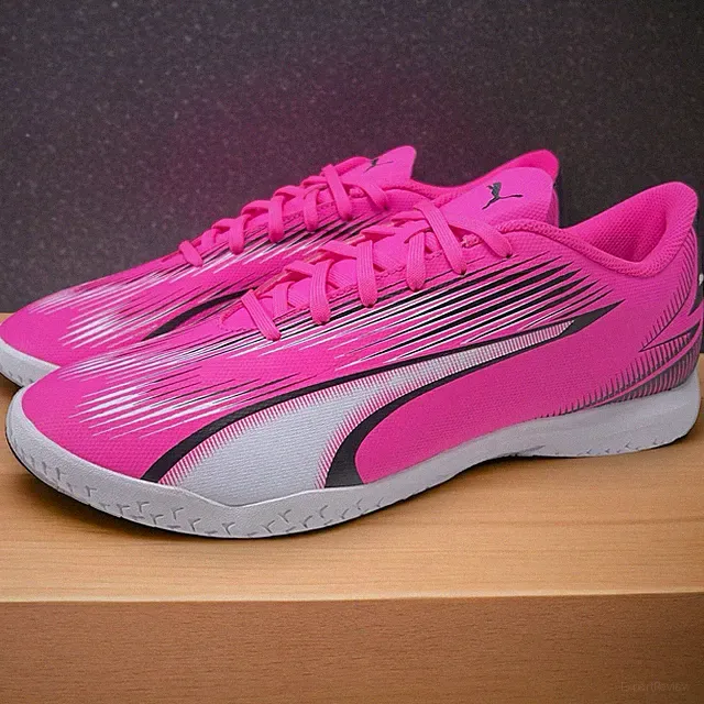 Puma Ultra Play It Mens Indoor Soccer Shoes Poison Pink NEW!