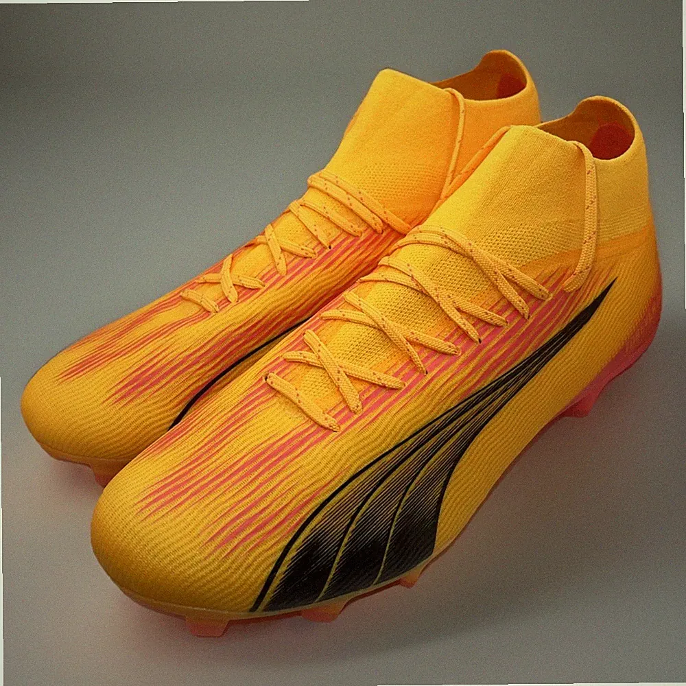Puma Ultra Pro FG/AG Soccer Cleats Sun Stream Men’s 9.5 Sunset Glow New