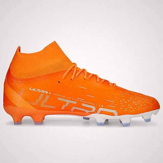 PUMA Ultra Pro Firm Soccer Cleats Mens Orange Sneakers Athletic Shoes 10724001