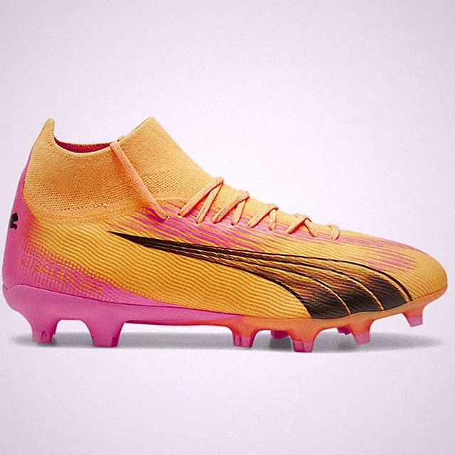 PUMA Ultra Pro Soccer Cleats Mens Orange Sneakers Athletic Shoes 10775003