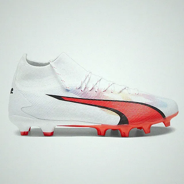 PUMA Ultra Pro Soccer Cleats Mens White Sneakers Athletic Shoes 10742201