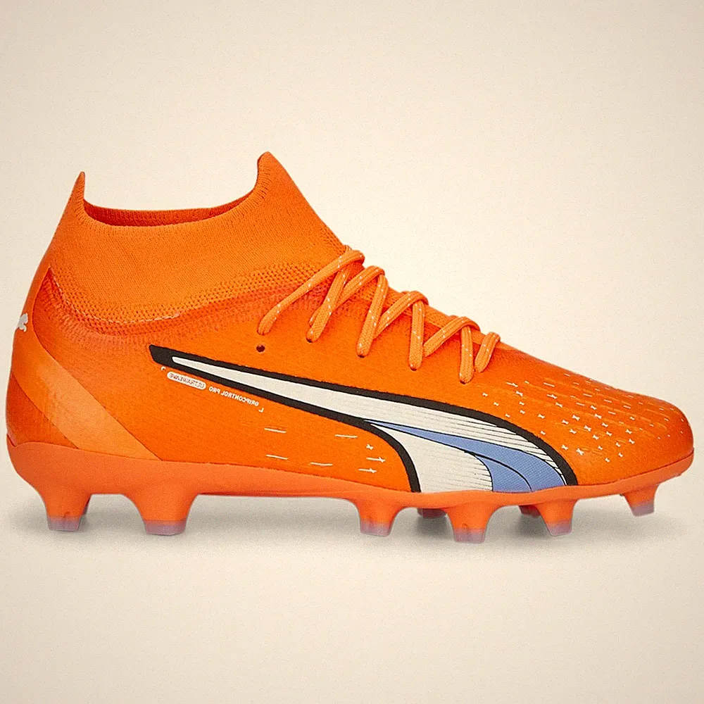 PUMA Ultra Pro Soccer Cleats Youth Boys Orange Sneakers Athletic Shoes 10722801