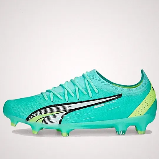 Puma Ultra Ultimate FG/AG (107215-03) "Mint Green/Yellow" Women's Soccer Cleats