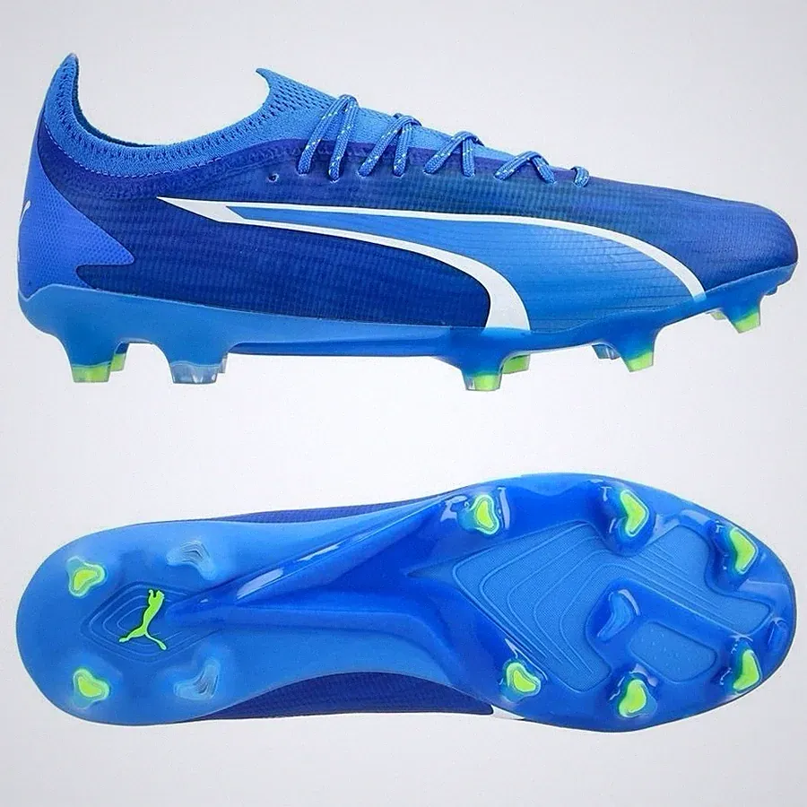 Puma Ultra Ultimate Fg Ag Soccer Cleats Women Girl Size 8 | M 6.5 Blue 107507-03