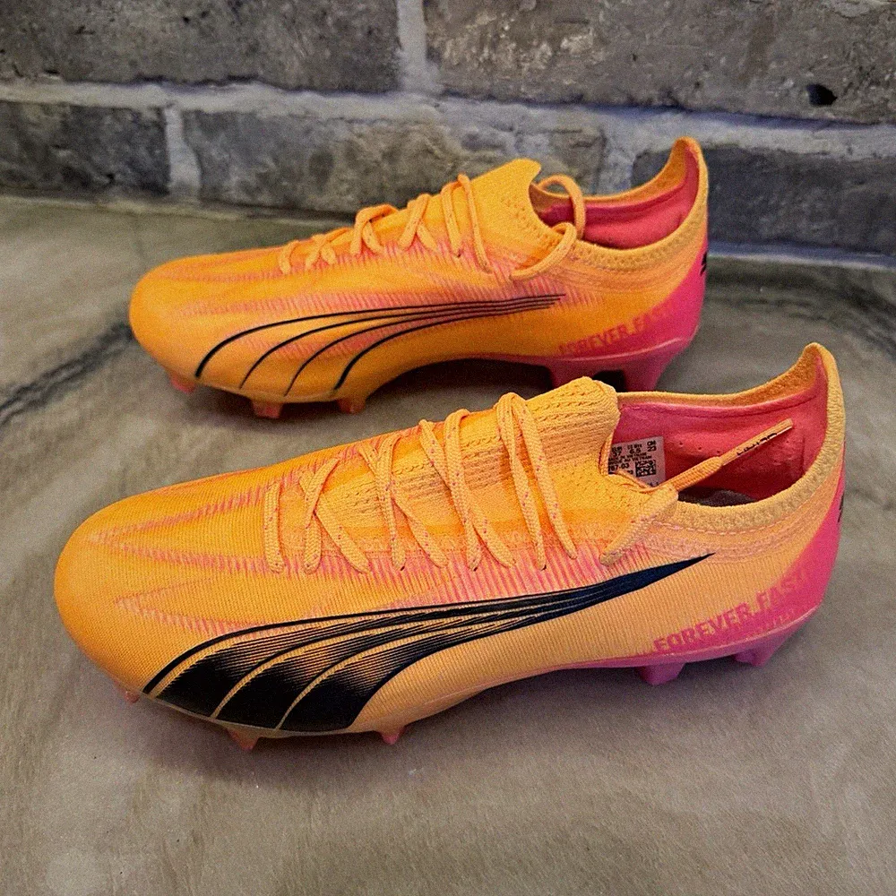 PUMA Ultra Ultimate FG/AG women’s Soccer Cleats Orange US 7 Medium (B, M)
