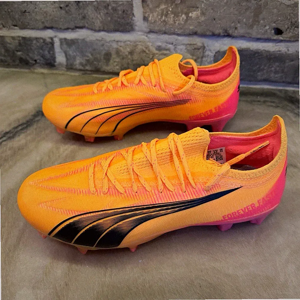 PUMA Ultra Ultimate FG/AG women’s Soccer Cleats Orange US 8 Medium (B, M)