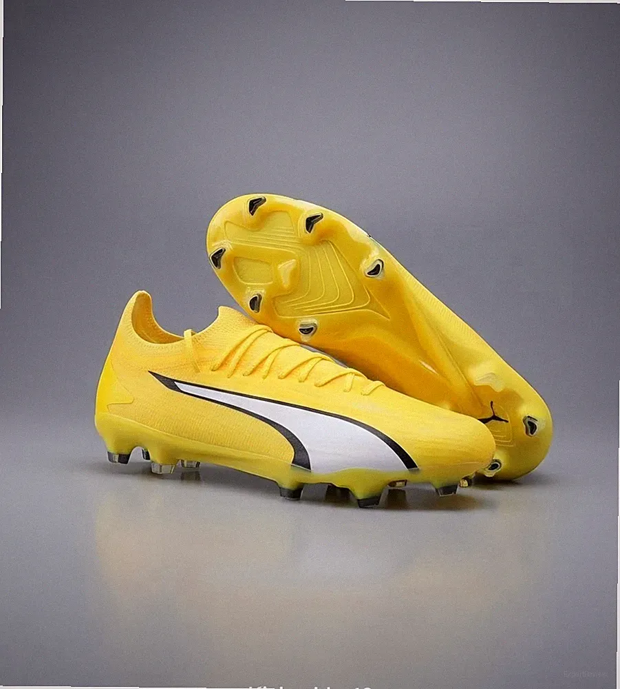 Puma Ultra Ultimate FG/AG Women's Soccer Cleats Size 8.5 Yellow Lightweight New