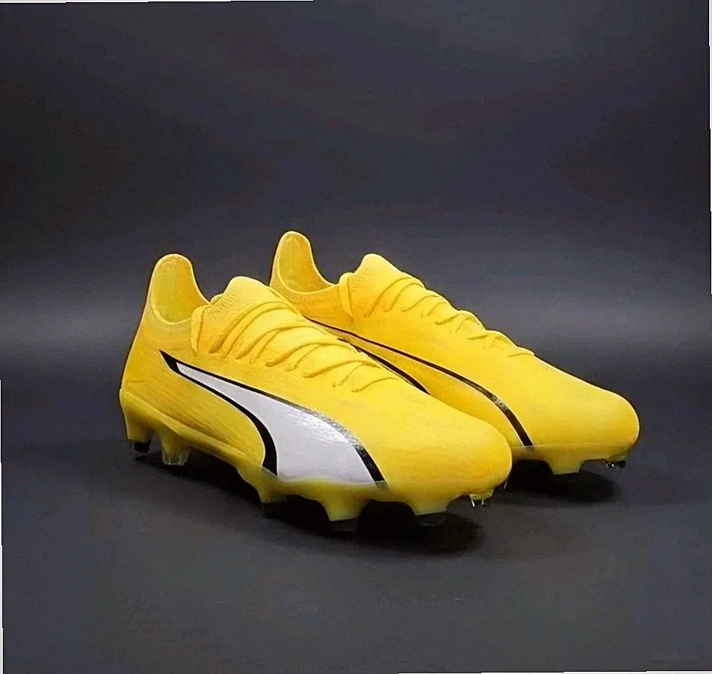 Puma Ultra Ultimate FG AG Women Soccer Cleats Size 9 Yellow Voltage Black New
