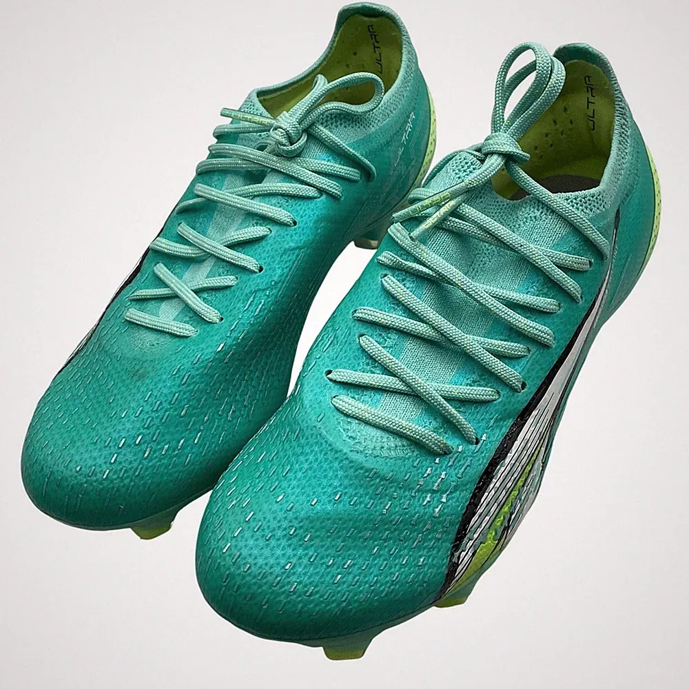 Puma Ultra Ultimate FG AG Womens Size 6 Soccer Cleats Teal Green Lace Up New