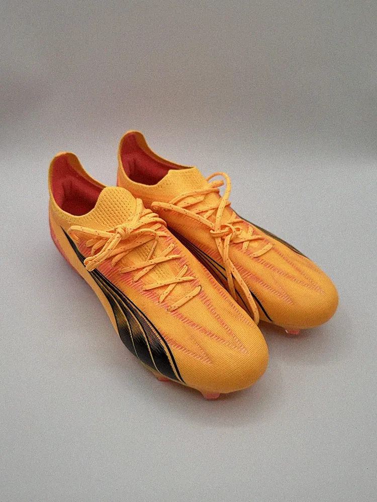 Puma Ultra Ultimate Soccer Cleats Firm/Artificial Ground US Men’s 8 Orange/Pink