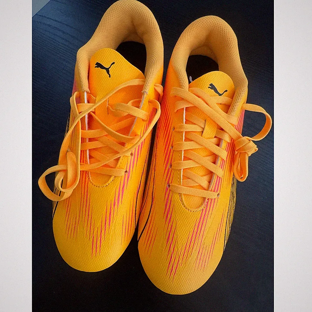Puma Ultra Women 5 Soccer Cleats Orange Pink FG 107775-03 Athletic Shoes