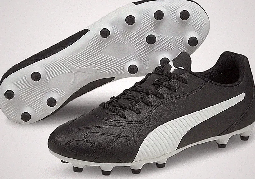 Puma US 9.5 Monarch II Firm Artificial Ground Soccer Cleats Football Boots New