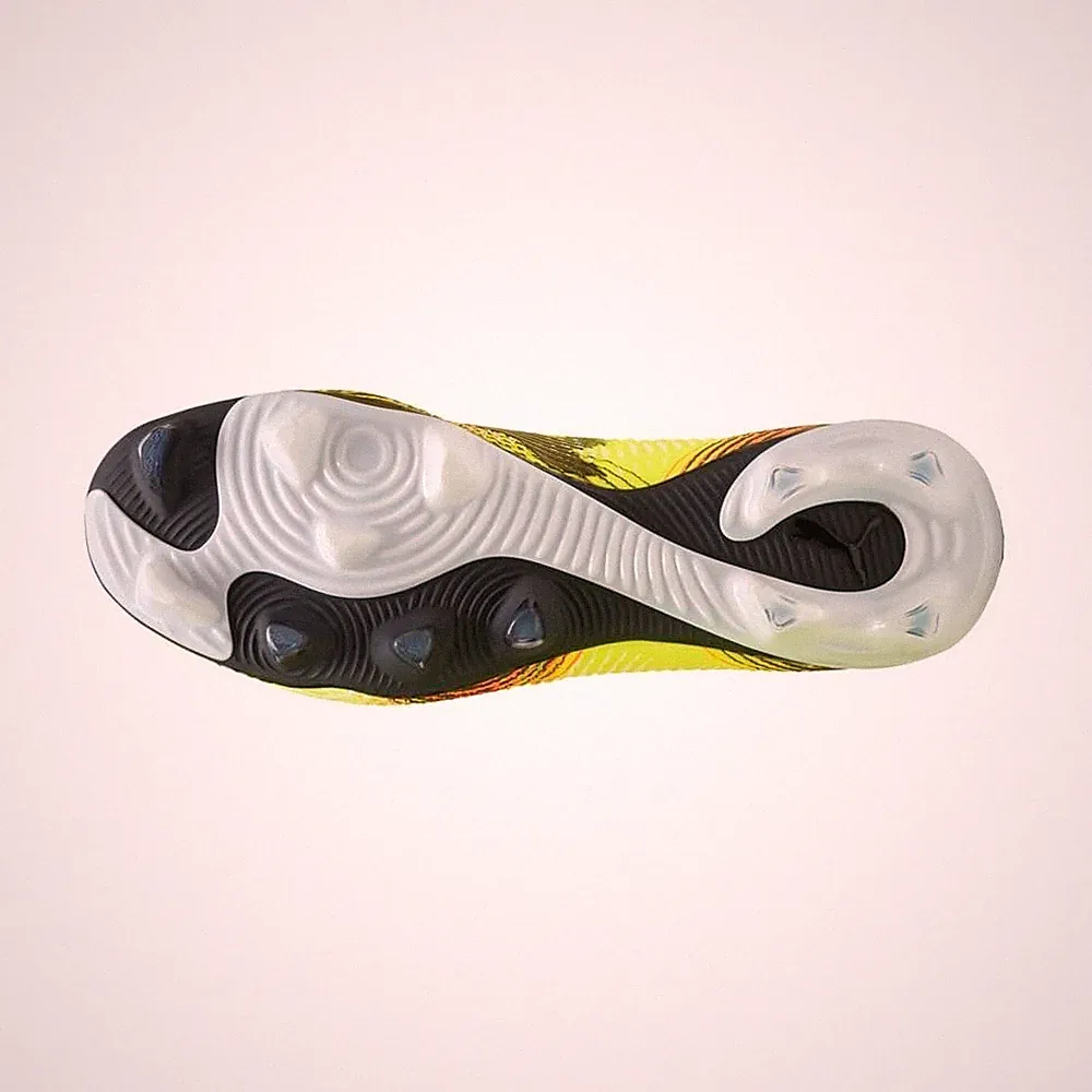 Puma, Women's, Future 8 Match Firm, Artificial Ground Soccer Cleats, Yellow Aler