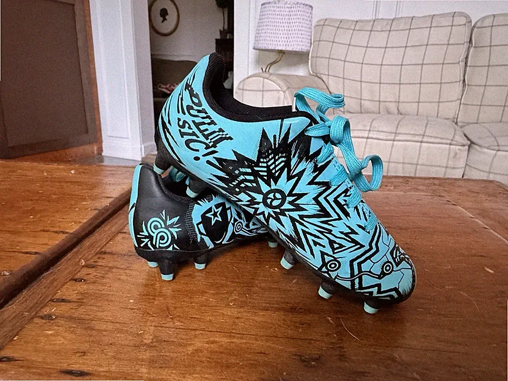 PUMA x Christian Pulisic Kids' Tacto II Artificial Ground Soccer Cleats SZ 11