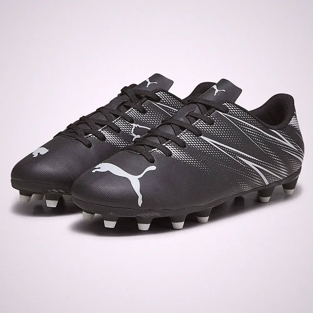 PUMA Youth Soccer Cleats Black Sport Football Shoes Kids Boys Girls Athletic