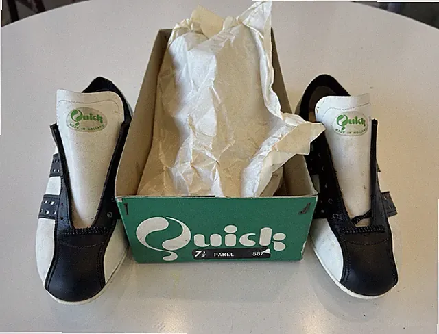 Quick Parel Made in Holland 1970s VINTAGE RARE Soccer Boots Size 7.5 w/Box