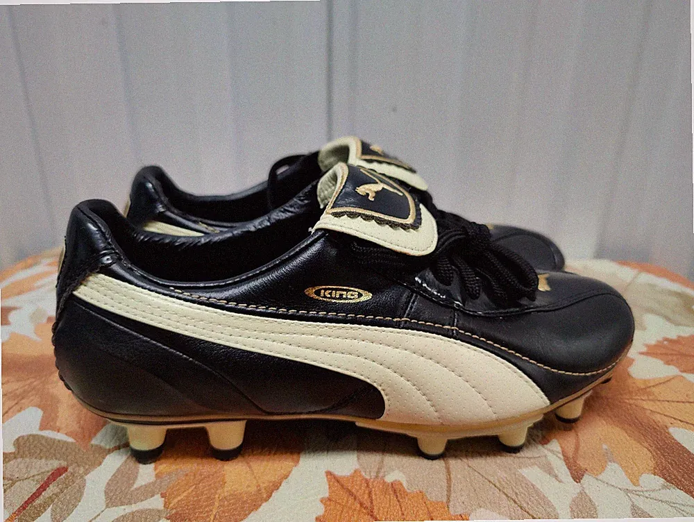 RARE Puma King XL FG Leather Women's Soccer Cleats Boots Futbol Size 8.5