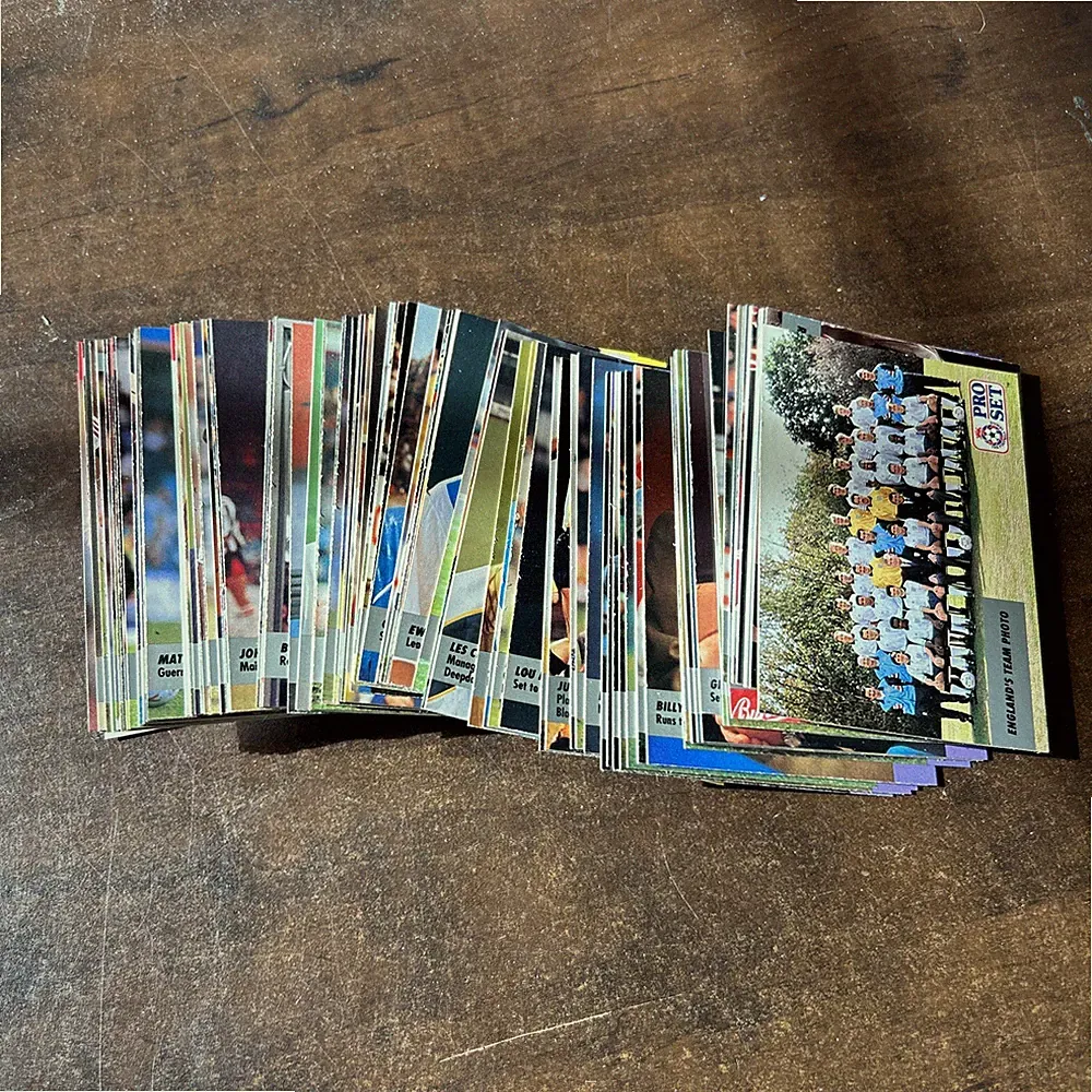 RARE SOCCER CARD SET 1991-92 PRO SET ENGLISH FOOTBALL LEAGUE FIXTURE 100 CARDS