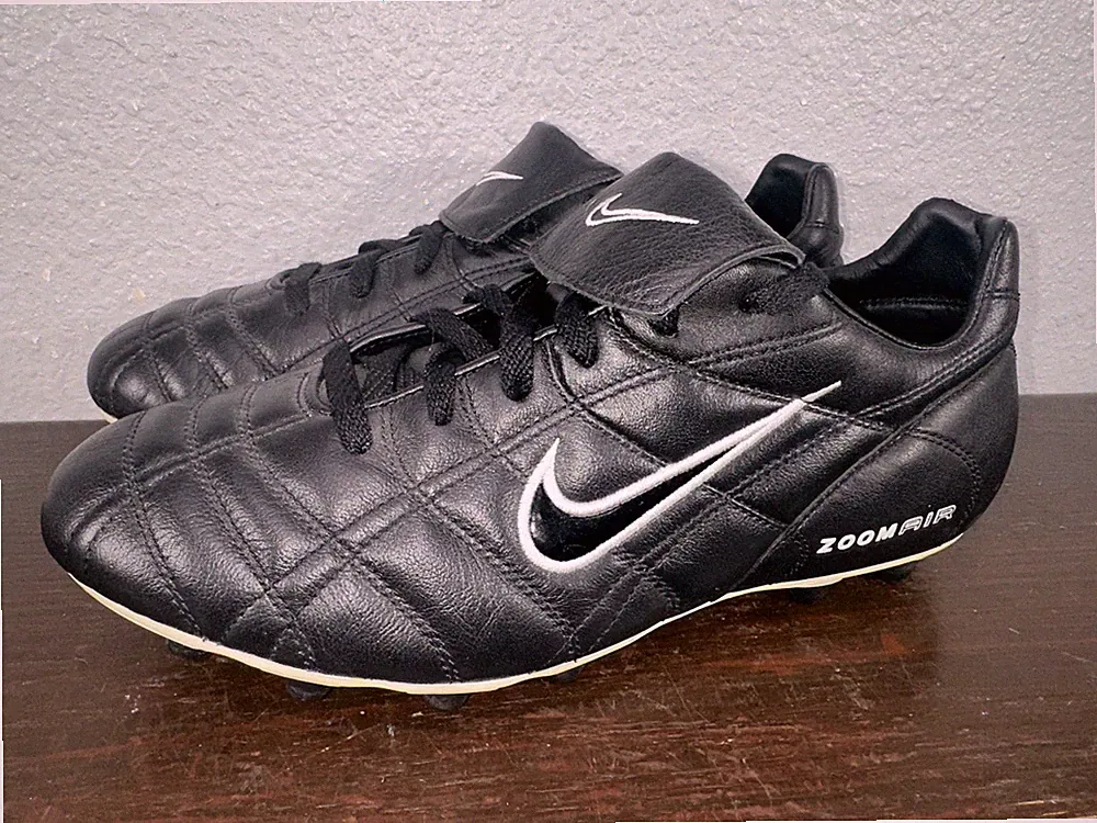 Rare Vintage 2002 Nike Air Zoom Tiempo 398269 Football Boots Soccer Cleats 9.5