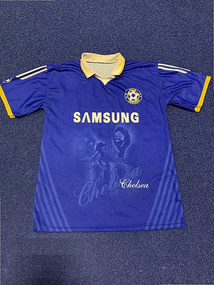 Rare Vintage Chelsea Jersey Didier Drogba #11 Collared Soccer Jersey Medium