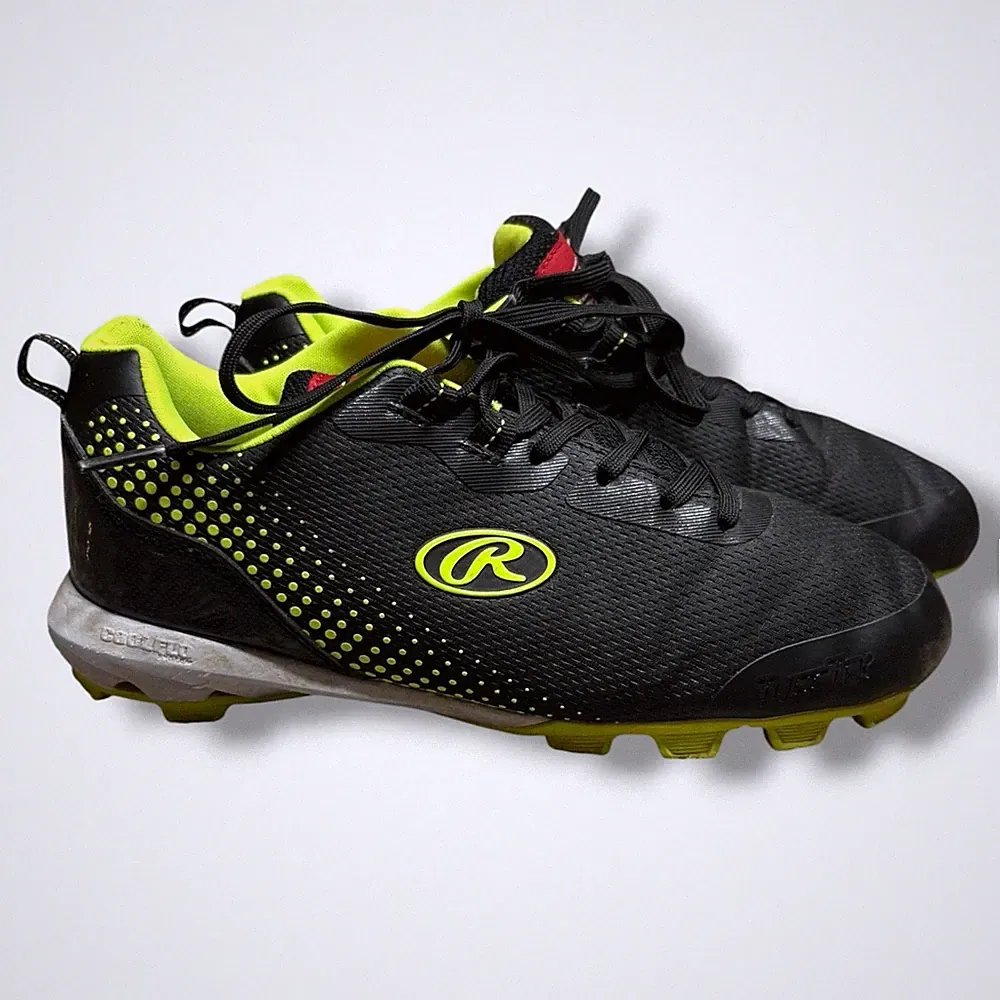 Rawlings Baseball Cleats Size 4D Youth Kids Soccer Football Shoes Wide Width