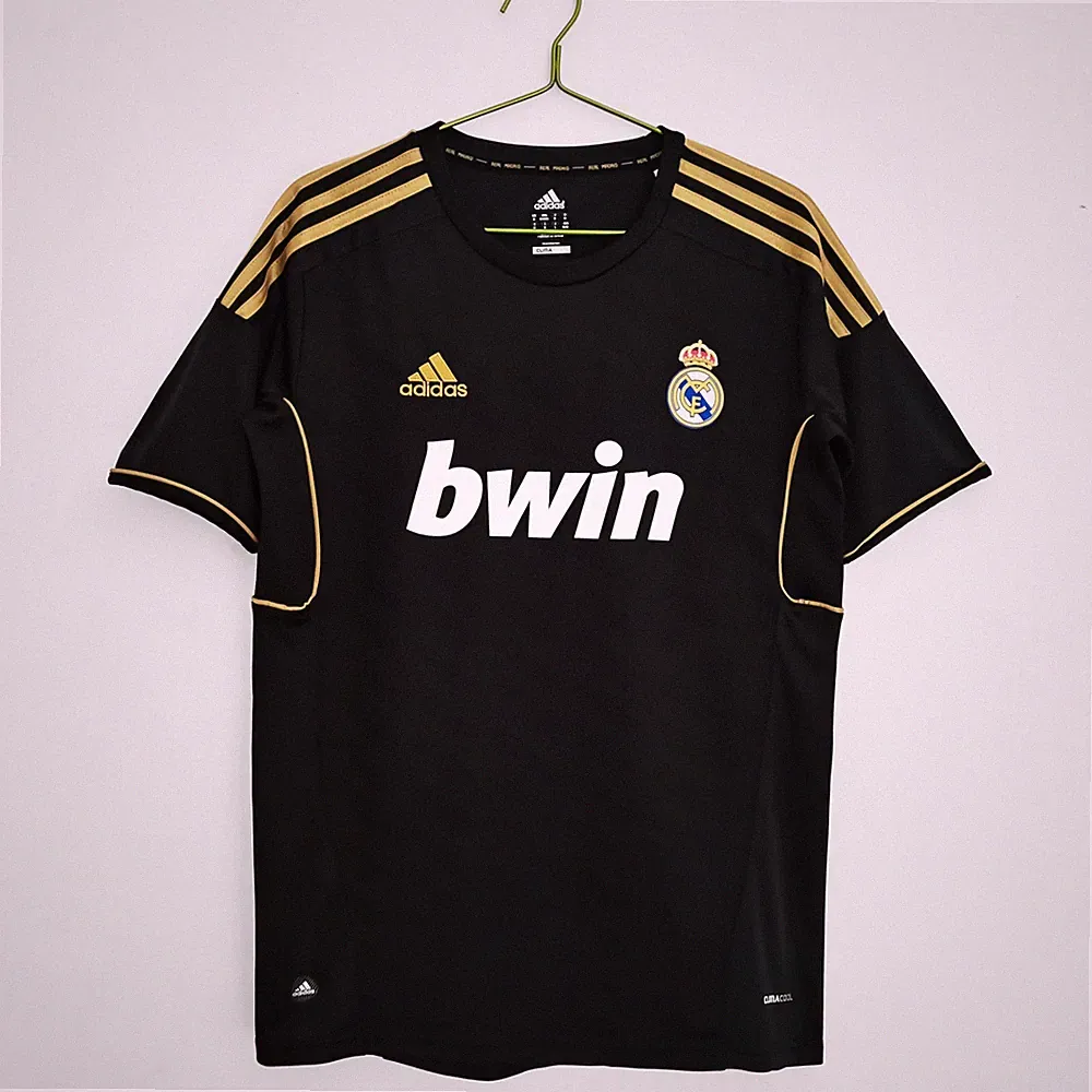 Real Madrid Cristiano Ronaldo #7 Black/Gold Soccer Jersey Size XL