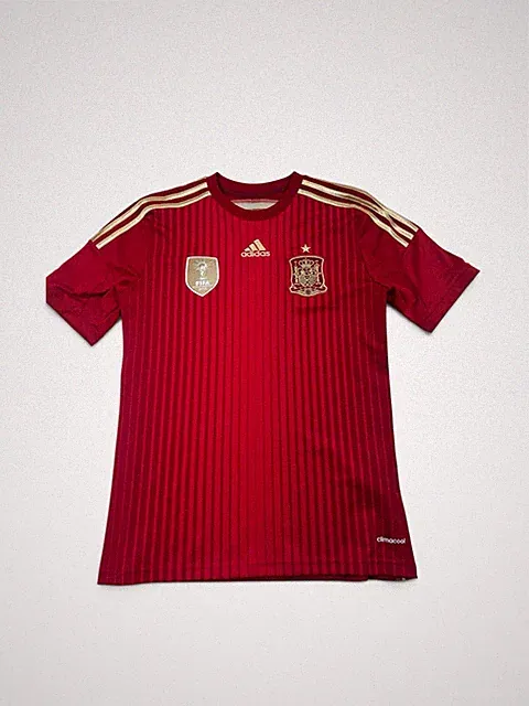 Red adidas Team Spain Soccer Jersey Youth Boys XL