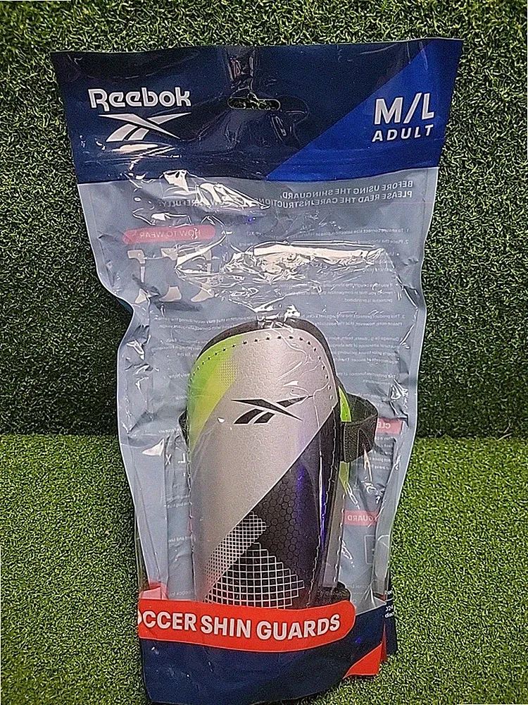 Reebok Soccer Shin Guards M/L Adult - Green