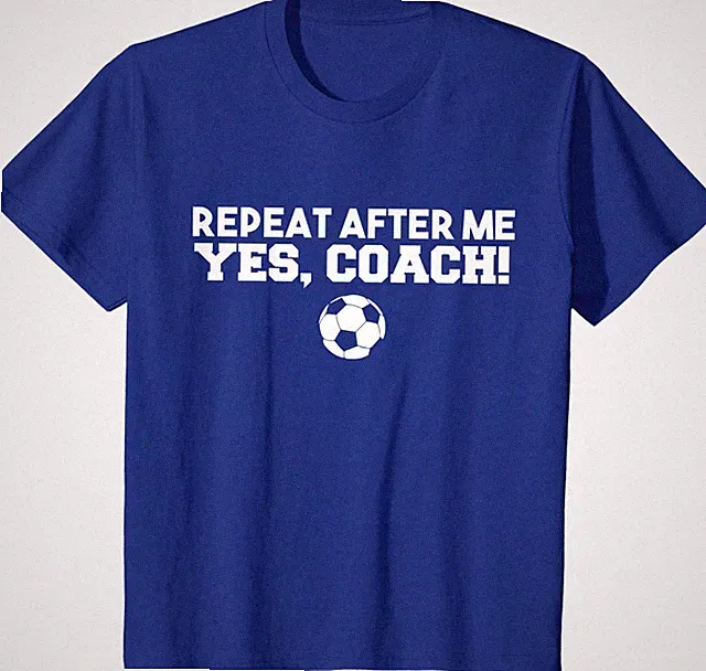 Repeat After Me Yes Coach Football Soccer Gift Youth Unisex T-shirt