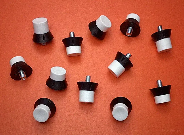 Replacement Set Soccer Turf/AG/FG Plastic White Studs fit SG Nike, Puma & more
