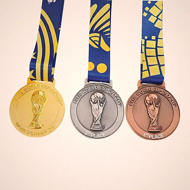 Replica 2026 FIFA World Cup Gold Silver Bronze
