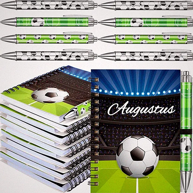 Resurhang 24 Pcs 12 Sets Soccer Party Favors Birthday Supplies School Stationery