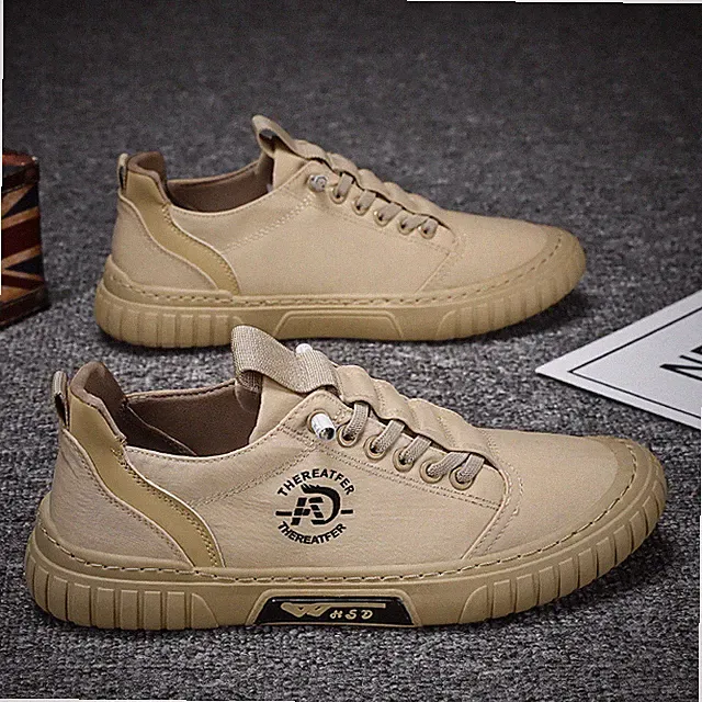 Retro Fashion Canvas Men's Shoes Casual Flats Loafers Walking Driving Sneakers