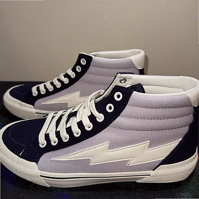REVENGE x STORM Sneakers Men’s Size 8 Vol. 2 Lilac Dark Navy Lightning Bolt