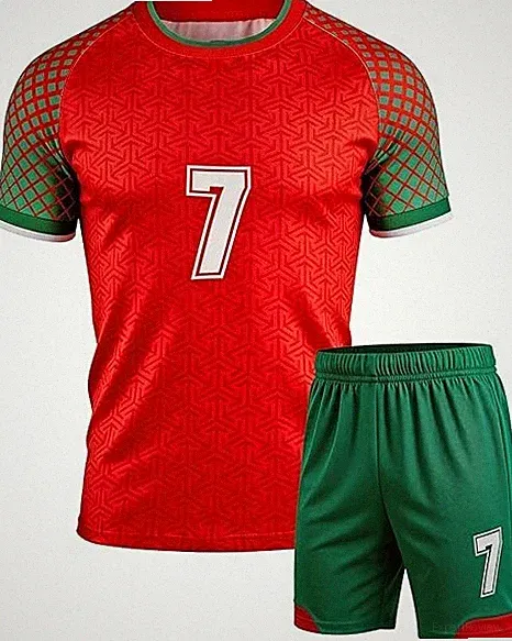 Ronaldo #7 Youth Kids X-Small Toddler Jersey + Short Set