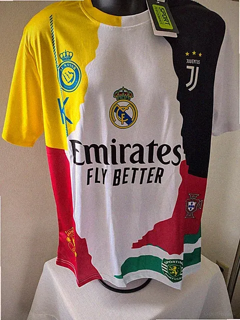 Ronaldo Clubs Team Jersey Men's Size Large
