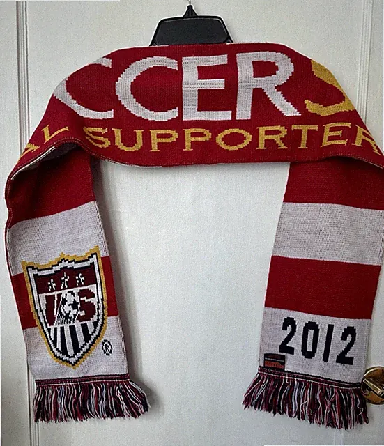 Ruffneck Scarves USA Soccer Supporters Club 2012 Scarf Navy Red White