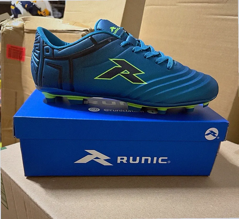 Runic Unisex Soccer Cleats Blue Main Color US Size 8