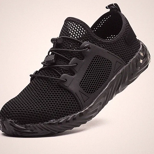 Safety Work Shoes Indestructible Men Sneakers Puncture-Proof Steel Toe Boots