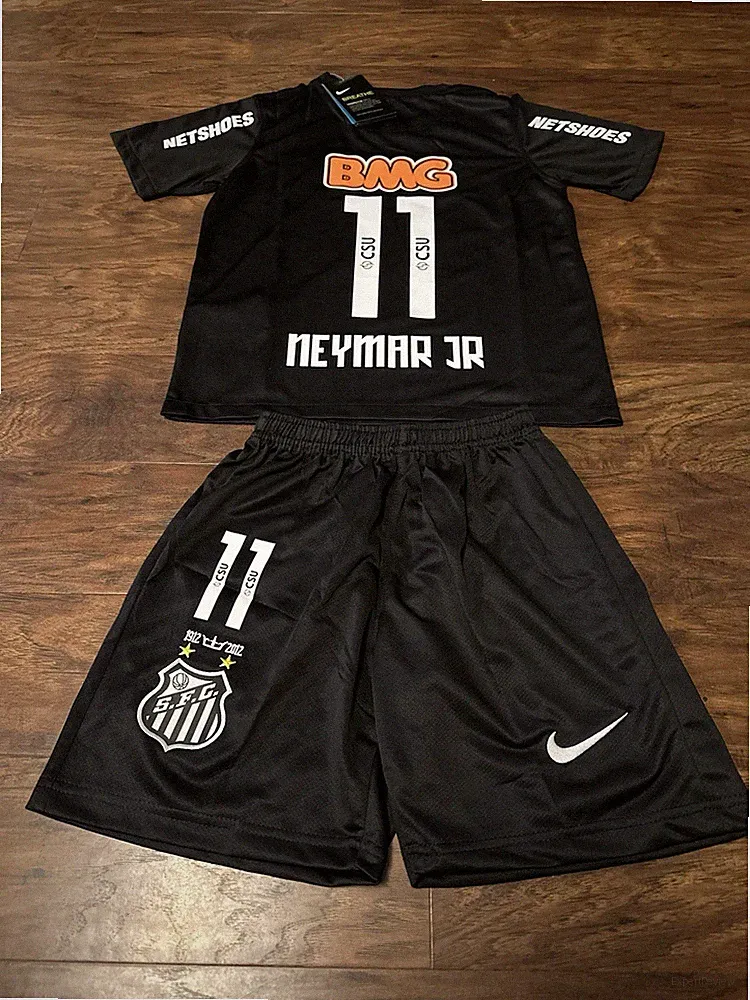 Santos de Brazil Soccer Jersey Size M 7-8 Years for Kids Neymar Jr #11 Brand New