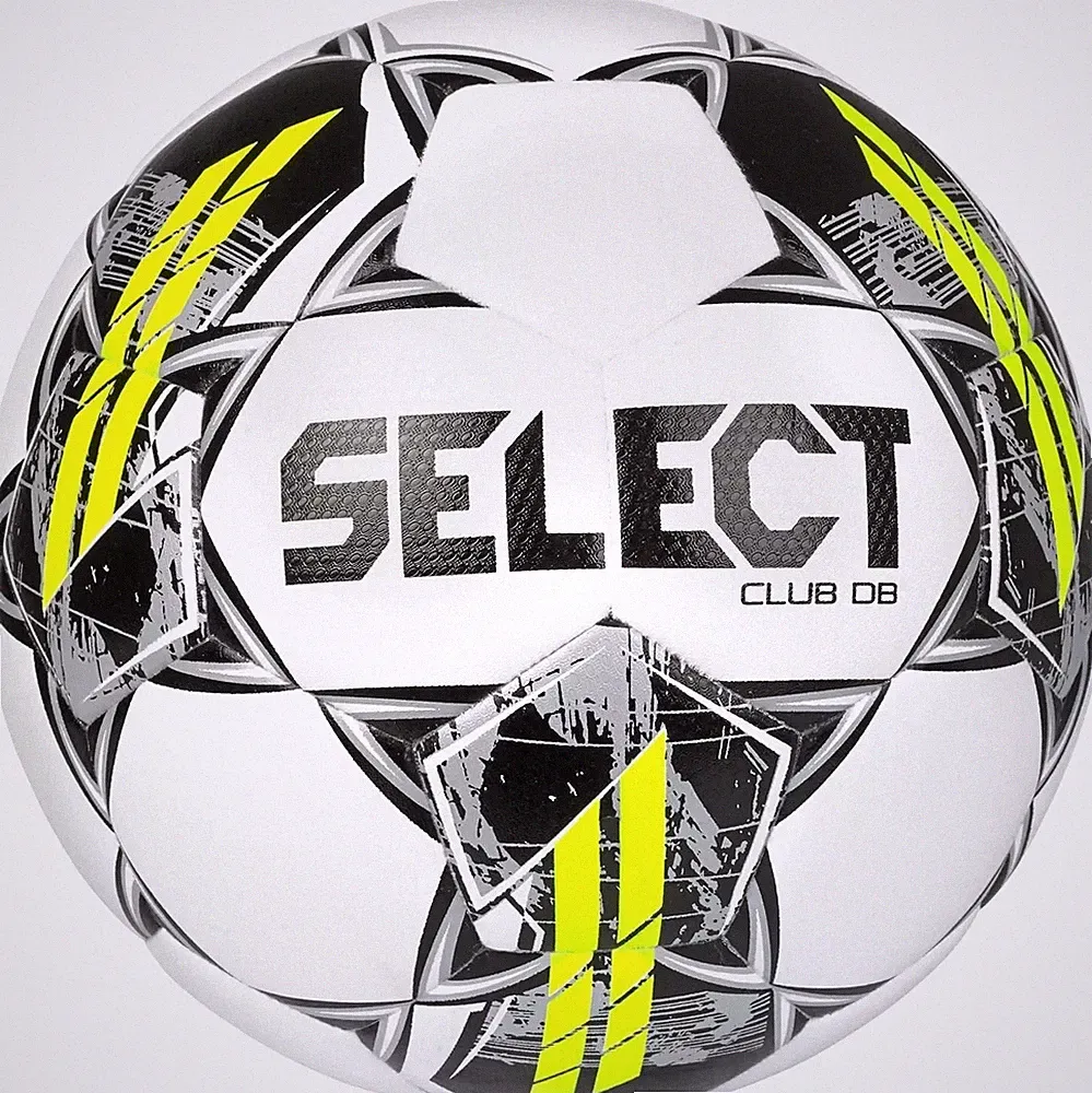 Select Club DB V22 Soccer Ball, White/Black, Size 5