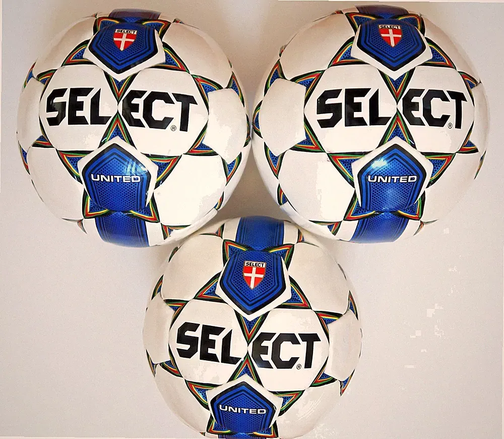 Select® United Training Soccer Ball Size 5 - White Blue Yellow