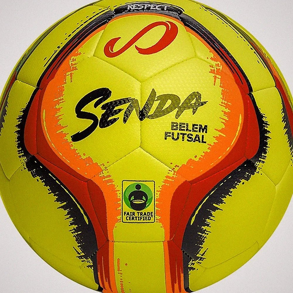 Senda Belem Training Futsal Ball Size 4 (Ages 13 & Up) Yellow/Red/Orange/Black