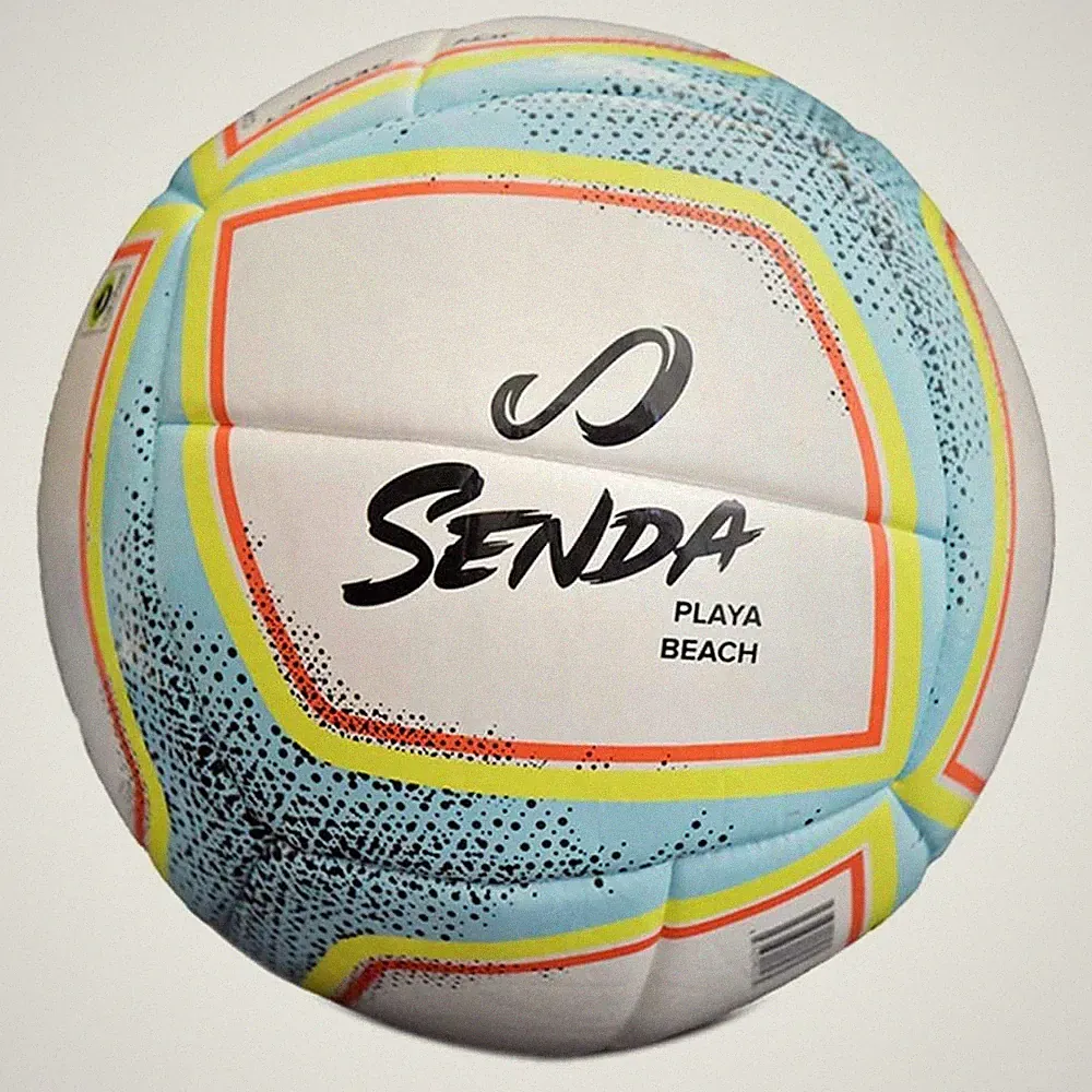 Senda Playa Beach Soccer Ball, Fair Trade, White/Blue, Size 5 (Ages 13+)