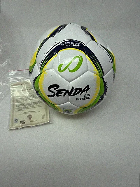 Senda Rio Fair Trade Futsal Ball Yellow Green Size 3 W/ Needle